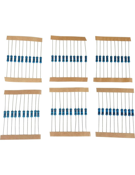 Kit de Resistores de Película Metálica MOKMMKIT 1500 Piezas 1/2W