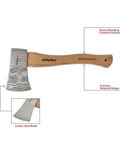 Hacha Big Horn 15142 595g con Mango de Nogal 30.48cm 2