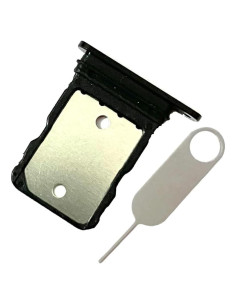 Soporte bandeja SIM Google Pixel 6 + pin expulsor negro