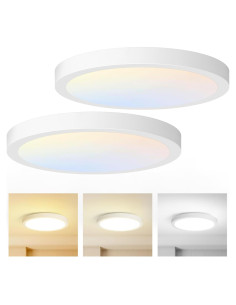 Luz de Techo LED Brightever 15W Regulable 1200Lm 18cm (Juego de 2)