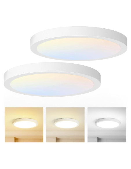 Luz de Techo LED Brightever 15W Regulable 1200Lm 18cm (Juego de 2)