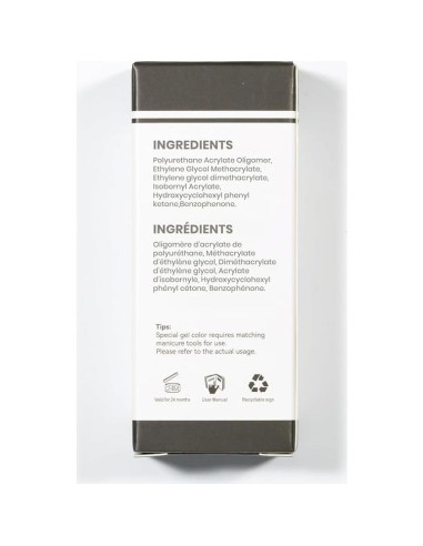 Esmalte de Uñas de Gel MIZHSE Dorado Brillante 40g