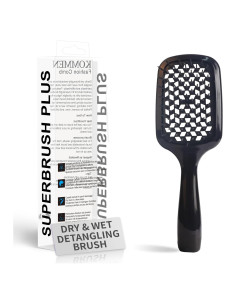 Cepillo Desenredante para Cabello Negro - Suave y Ergonómico