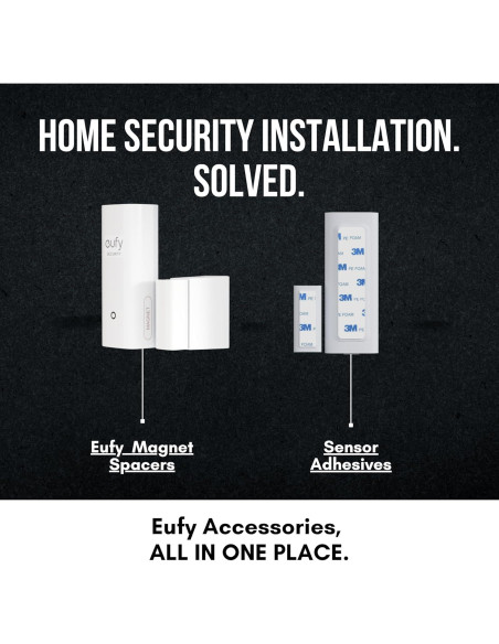 Adhesivos de Montaje Doble Cara 3M para Sensores EUFY - Paquete de 10