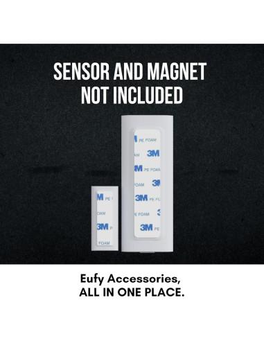 Adhesivos de Montaje Doble Cara 3M para Sensores EUFY - Paquete de 10