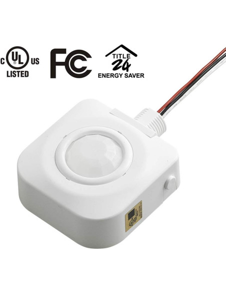 Interruptor de Sensor de Movimiento ECOELER YM2501A 360 PIR