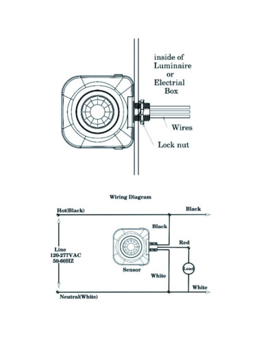 Interruptor de Sensor de Movimiento ECOELER YM2501A 360 PIR