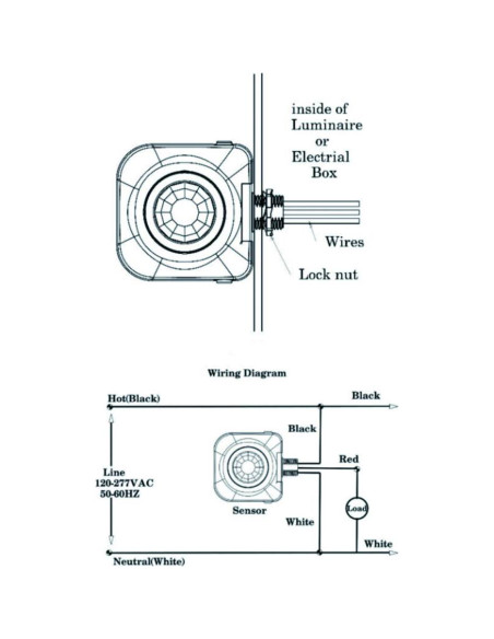 Interruptor de Sensor de Movimiento ECOELER YM2501A 360 PIR