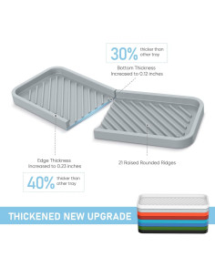 Soporte de Esponja de Silicona EG-SIPRO 23.6x9.1 cm Organizador 2