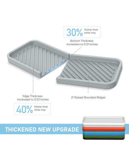 Soporte de Esponja de Silicona EG-SIPRO 23.6x9.1 cm Organizador