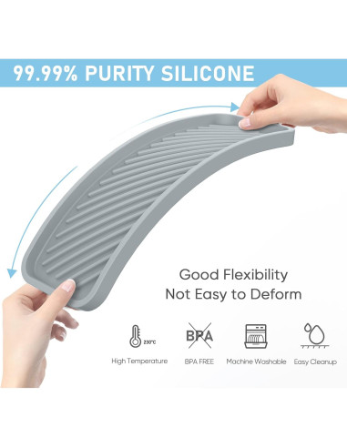 Soporte de Esponja de Silicona EG-SIPRO 23.6x9.1 cm Organizador