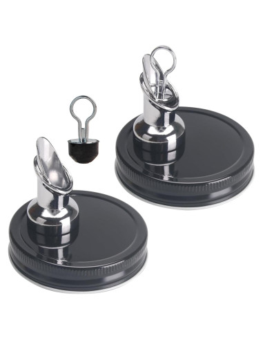 Pico de Vertido para Frascos Mason 86mm ziHenryDa Negro