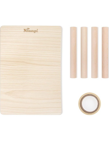 Plataforma de Madera Niteangel para Hamsters y Roedores 25.9x17.8 cm