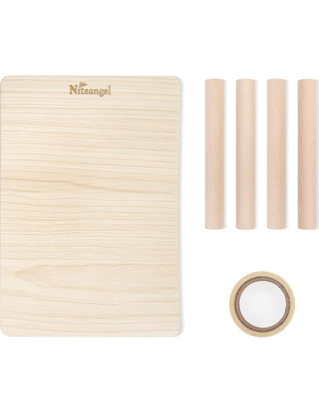 Plataforma de Madera Niteangel para Hamsters y Roedores 25.9x17.8 cm