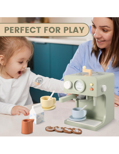Juguete de Cafetera de Madera Pithfor para Niños 1.4 kg