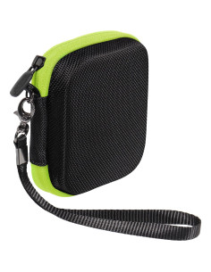 Funda CaseSack para ZOLEO, negra con cremallera verde 2