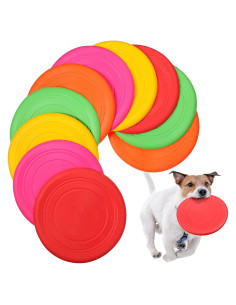 Disco Volador Chivao 15 Piezas Silicona Flotante para Perros