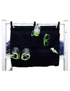 Organizador de zapatos Gilbins para cama - 10 bolsillos - Negro