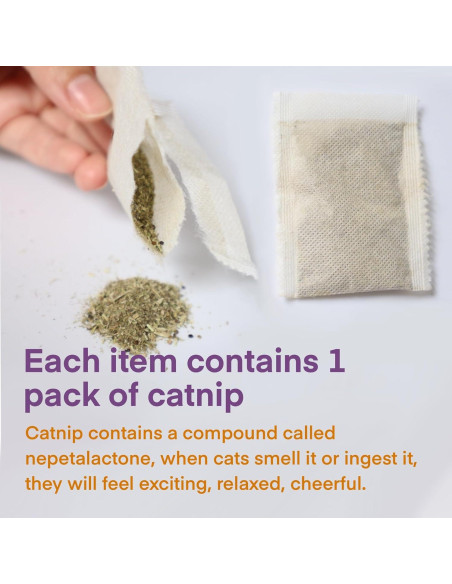 Juguetes Interactivos para Gatos Fokauiwo - Paquete de 3 con Catnip