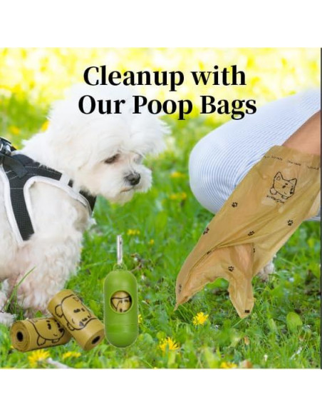 270 Bolsas de Excremento para Perros Watreeco, Extra Gruesas 33x23cm