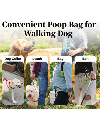 270 Bolsas de Excremento para Perros Watreeco, Extra Gruesas 33x23cm