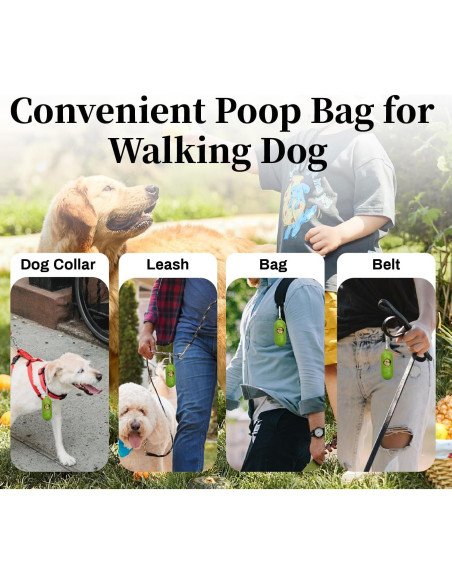 270 Bolsas de Excremento para Perros Watreeco, Extra Gruesas 33x23cm