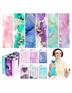 Toallas Enfriadoras Peryiter 6 Piezas 100x30 cm Colorido