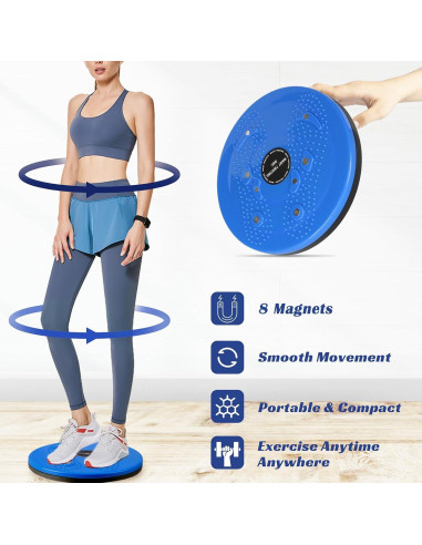 Tablero de Ejercicio Rotatorio Pineraap 25cm Azul