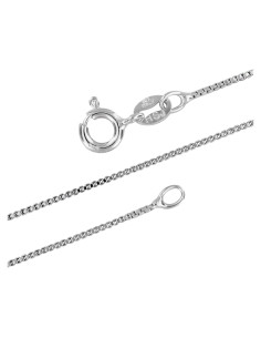 Cadena de Caja de Plata Esterlina 1mm Joyería Hawaiana 35.56cm