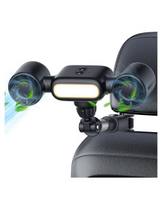 Ventilador de Coche FORYOU USB 3 Velocidades con Luz LED