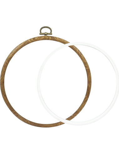 Aros de Bordado Redondos Bonsicoky 17cm - 3 Piezas