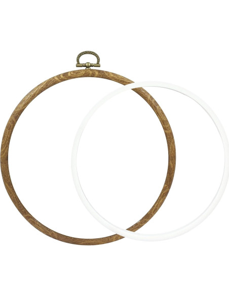 Aros de Bordado Redondos Bonsicoky 17cm - 3 Piezas