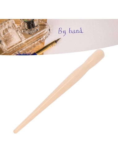 Juego de 10 Soportes de Pluma de Madera Sándalo para Caligrafía