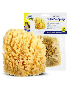 Esponja de Mar Amarilla Baby Buddy - Hipoalergénica 1 Unidad