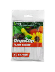 Etiquetas de Planta Luster Leaf 10.16 cm - Paquete de 50