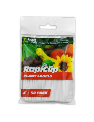 Etiquetas de Planta Luster Leaf 10.16 cm - Paquete de 50