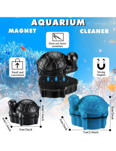 Limpiadores Magnéticos de Algas Skyley para Acuario 2 Pcs 2