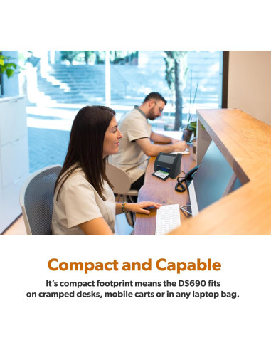 Escáner de tarjetas vertical Ambir nScan 690gt-AS USB