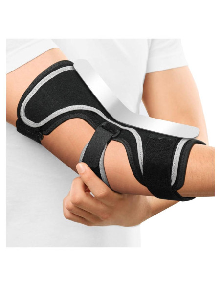 Soporte para Codo FORTEMOTUS Mediano Negro - Férula Ajustable
