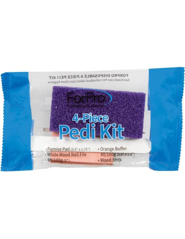 Kit de Pedicura Desechable ForPro de 4 Piezas - 200 Unidades