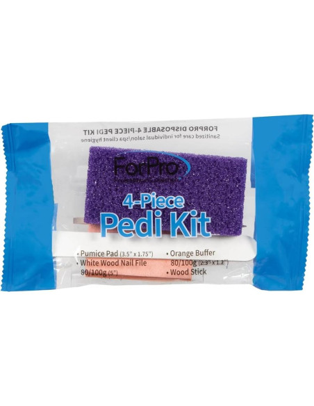 Kit de Pedicura Desechable ForPro de 4 Piezas - 200 Unidades