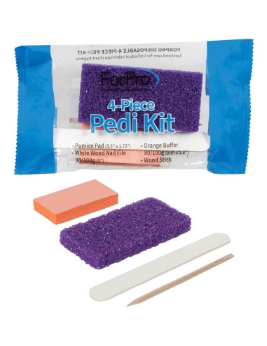 Kit de Pedicura Desechable ForPro de 4 Piezas - 200 Unidades