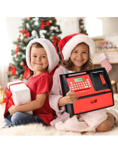 Alcancía Electrónica ATM Like Electronic AP-G972E - Negro/Rojo