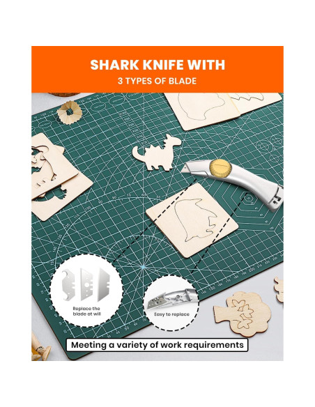 Cuchillo Utilitario Bilivein 2 Paquetes - Cuchillas de Aluminio Cuchillo Utilitario Bilivein 2 Paquetes - Cuchillas de Aluminio