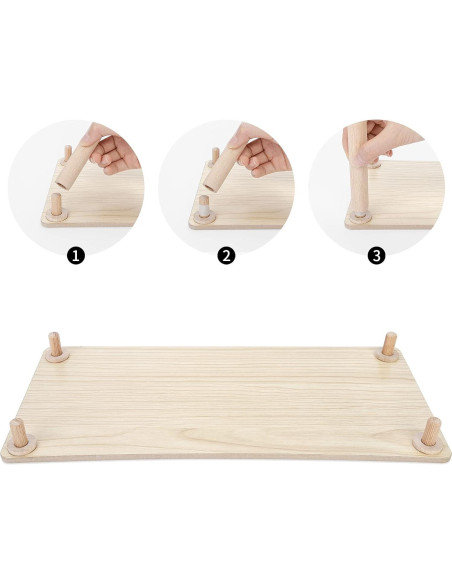 Plataforma de Madera Niteangel para Hámsters y Roedores 18 cm Plataforma de Madera Niteangel para Hámsters y Roedores 18 cm