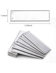 Etiquetas de Aluminio para Plantas Coolrunner 150 Pcs 1x8.2 cm 2