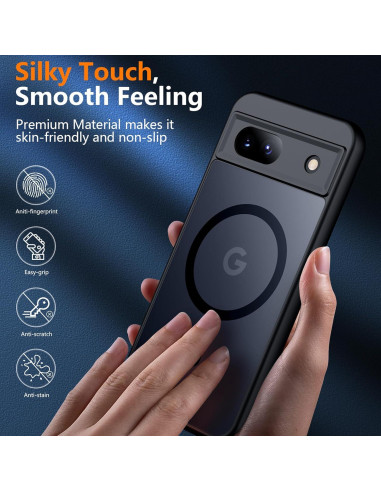 Funda Magnética Teloxy para Google Pixel 8A - Protección Militar