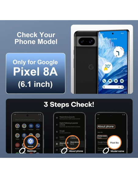 Funda Magnética Teloxy para Google Pixel 8A - Protección Militar Funda Magnética Teloxy para Google Pixel 8A - Protección Militar