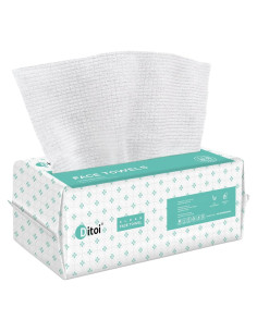 Toallas Faciales Desechables WUJI Ultra Suaves 60 Unidades