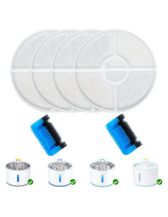 Filtros de Reemplazo para Fuente de Agua Gatos Wonder Creature 6 Pzas